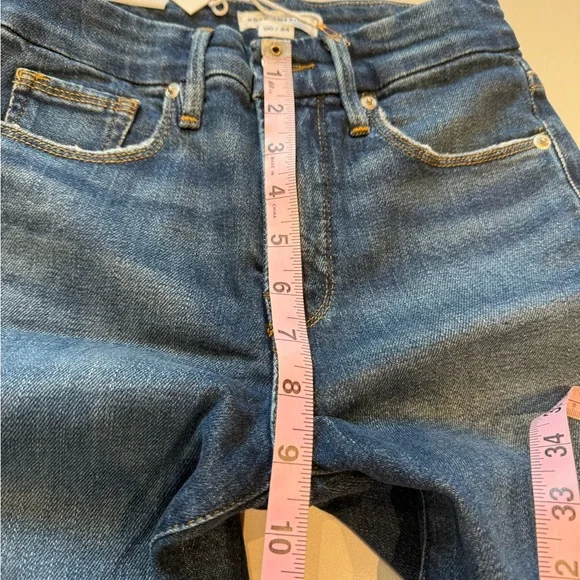 🆕 Good American Good Legs Dark Blue Straight Leg Jeans, Size 00-24